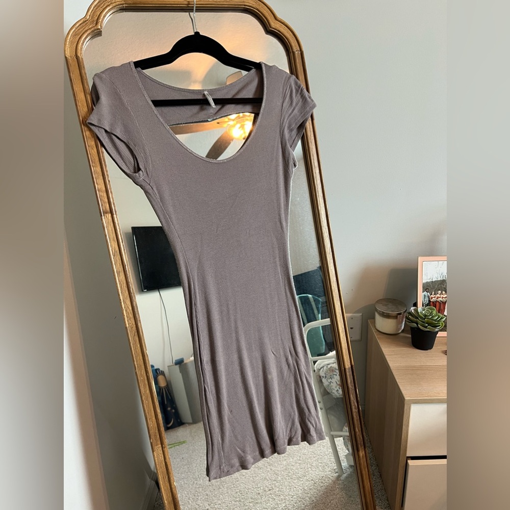 Soft Ribbed Bodycon Dress